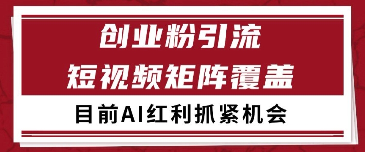 小红书某音创业赛道引流获客 自热矩阵日引200+【揭秘】-财阁