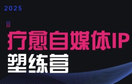 2025治愈自媒体IP训练营，专为疗愈领域从业者打造-财阁