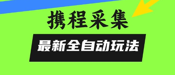 携程信息采集全自动玩法，0风控，无脑开干【揭秘】-财阁
