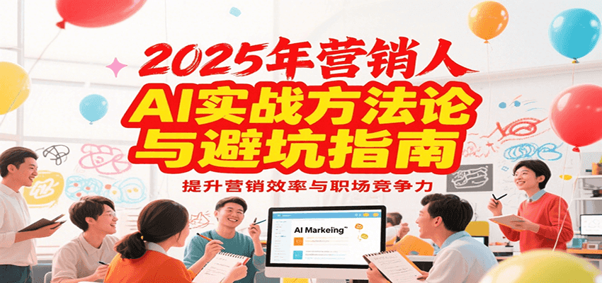 2025年营销实战方法论与避坑指南，利用AI提升营销效率与职场竞争力-财阁