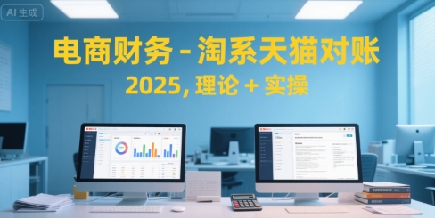 电商财务-淘系天猫对账2025，理论+实操-财阁