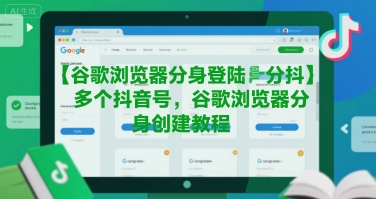 谷歌浏览器分身登陆多个抖音号，谷歌浏览器分身创建教程-财阁