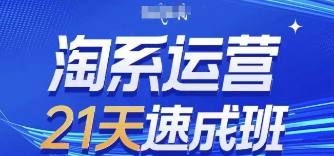 淘系运营21天速成班(更新25年7月)，0基础轻松搞定淘系运营，不做假把式-财阁