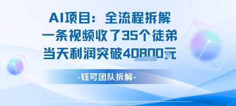 AI收徒变现闭环：一条视频收35人，日入1k+(附完整SOP)-财阁