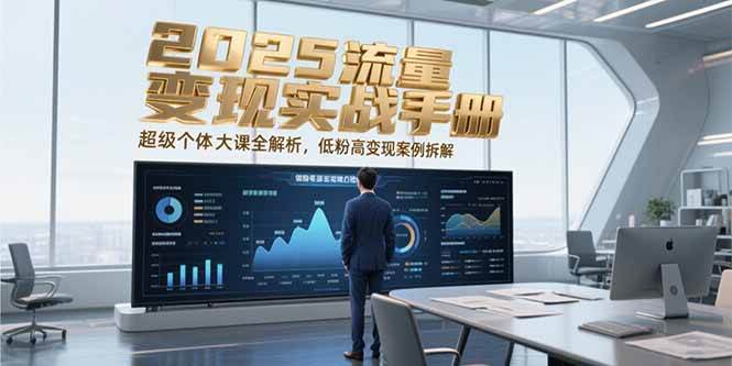 2025流量变现实战手册，超级个体大课全解析，低粉高变现案例拆解-财阁